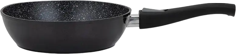 Resto ARIES 93012 Non-Stick Aluminum Frying Pan, 24 cm, PFLUON Coating, PFOA Free, Thermospot Indicator, Black