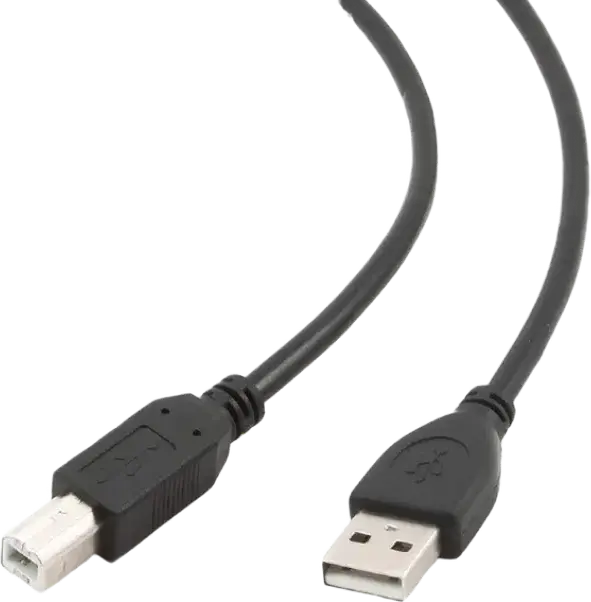 Adaptor USB Cablexpert CCP-USB2-AMBM-1M, USB Type-A/USB Type-B, 1m, Negru