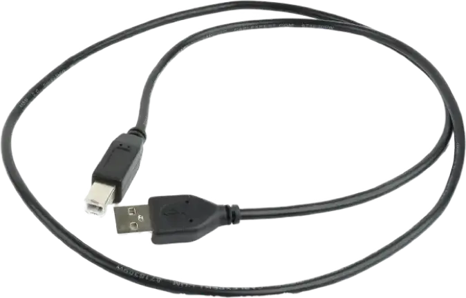 Cablexpert CCP-USB2-AMBM-1M USB 2.0 Cable Type-A to Type-B, PVC Jacket, Color: Black, Length: 1m