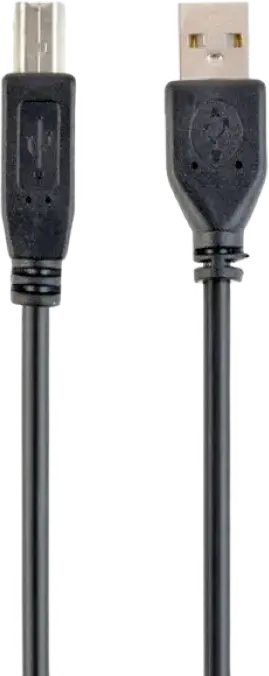 Cablexpert CCP-USB2-AMBM-1M USB 2.0 Cable Type-A to Type-B, PVC Jacket, Color: Black, Length: 1m