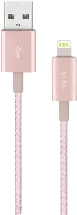 Кабель Moshi Integra USB-A - Lightning, 1.2м, сертификация MFi, баллистический нейлон, сердечник Integracore, быстрая зарядка 12Вт, передача данных 480 МБ/с