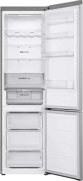 LG GBV3210DPY Combi Refrigerator Bottom Freezer, Total No Frost, 387L, Smart Inverter Compressor, DoorCooling+, ThinQ Wi-Fi, Silver, 59.5x203x68.2 cm
