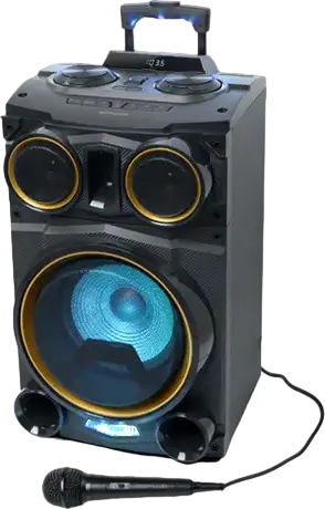 Microfon Karaoke MUSE MC-20 B, Cu fir, Negru