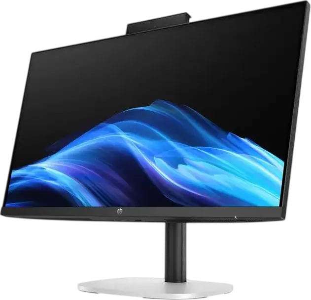 Computer All-in-One HP ProStudio 4 G1i , 23,8", Intel Core Ultra 5 225T, 16GB/512GB, FreeDOS, Negru | Argintiu