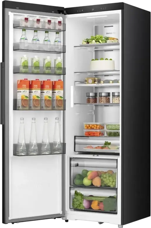 Frigider Hisense RL3K370SAFC Independent, 372L, No Frost, Multi Air Flow, Metal-Tech Cooling, ConnectLife Wi-Fi, Control LED Touch, Negru
