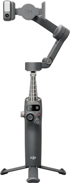 DJI Osmo Mobile 7P 3-Axis Smartphone Gimbal Stabilizer, ActiveTrack 7.0, Foldable Portable Design, Bluetooth 5.3, Magnetic Clamp, Integrated Tripod