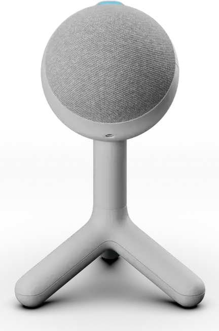 Microfon Condensator USB Logitech G Yeti Orb 988-000558, Tip Cardioid, Presete Blue VO!CE, Iluminare LIGHTSYNC RGB, Alb, Compatibil Windows și Mac