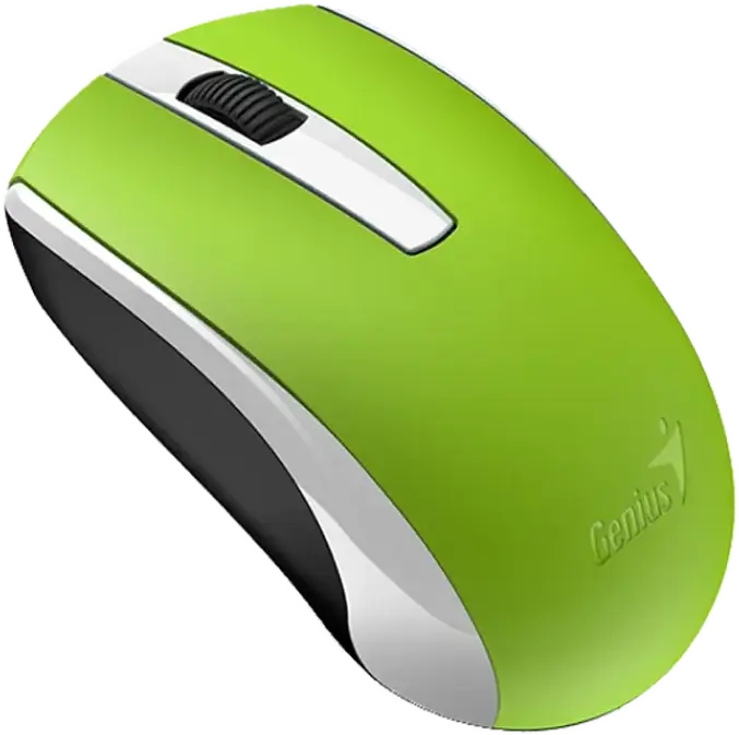 Mouse Wireless Genius ECO-8100, Verde