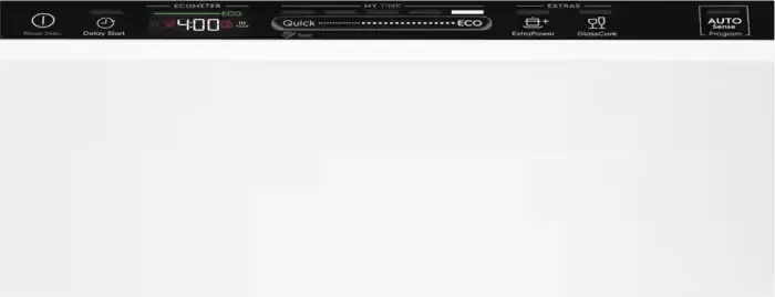 Electrolux EEG48300L GlassCare 700 Built-in Dishwasher, 60 cm, 14 Place Settings, 8 Programs, Inverter BLDC Motor, Floor Projection, Black