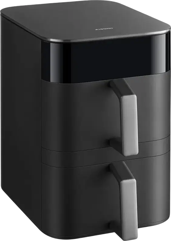 Xiaomi BHR0883EU Smart Double Stack Air Fryer 12L, Dual 6L Baskets, 2800W, Rapid-Air Technology, 14 Auto Programs, Non-stick Coating, Black