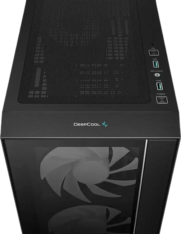 Carcasă Gaming Deepcool MATREXX 55 V4 Midi-Tower, Negru, Sticlă Temperată, 4 Ventilatoare ARGB PWM, Suport ATX/Micro-ATX/Mini-ITX, R-MATREXX55-BKADA4-G-4