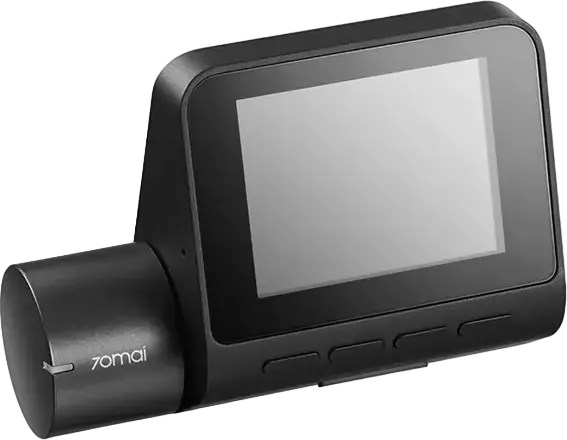 70mai A200 Dash Cam Front DVR 1080P Full HD 60fps, 130° Wide Angle, 2-inch Display, Night Owl Vision, Wi-Fi, App Control, Black