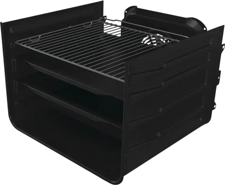 Gorenje GK5C42WJ Mixed Cooker, Gas Hob 4 Zones, Electric Oven 62L, Convection, Grill, Steam Cleaning, LED Display, White, 50cm