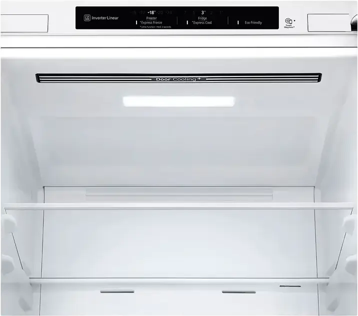 LG GBV3100CSW Freestanding Combi Refrigerator, No Frost, Smart Inverter Compressor, 344L Capacity, DoorCooling+, White, 186x59.5x67.5 cm
