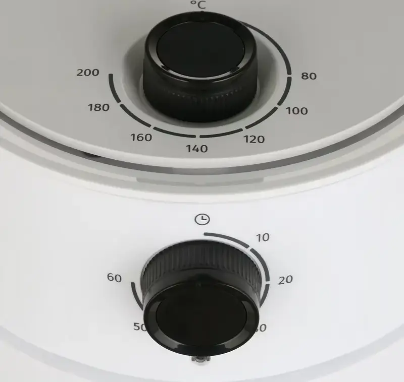 Gorenje AF1300XG Air Fryer, 4.5L Non-stick Bowl, 1300W Power, Rotary Control, Timer & Temperature Adjustment (80-200°C), White/Black, Cool Touch Handle