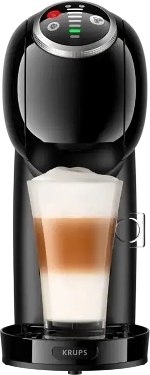 Krups Genio S Plus Automatic Capsule Coffee Machine, 15 bar, 1500W, Espresso Boost, Temperature Control, XL Function, Hot & Cold, Black