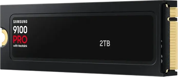 Samsung 9100 PRO 2TB M.2 2280 NVMe PCIe 5.0 x4 SSD with Integrated Heatsink, Up to 14,700 MB/s Read, 13,400 MB/s Write, V-NAND TLC, PS5 Compatible