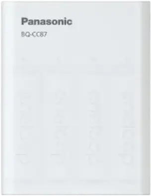 Încărcător Acumulatori Panasonic BQ-CC87USB, Alb