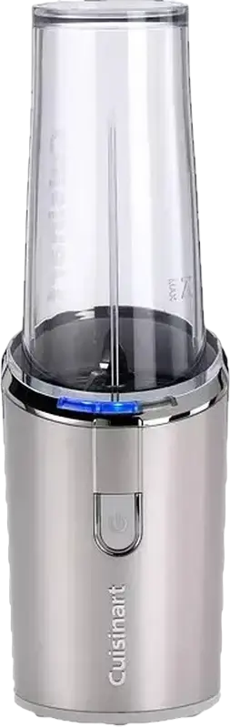 Портативный персональный блендер Cuisinart RPB100E, 600-700 Вт, чаша Tritan 0.45 л, лезвия из нержавеющей стали, зарядка USB, набор бутылок ToGo, серый