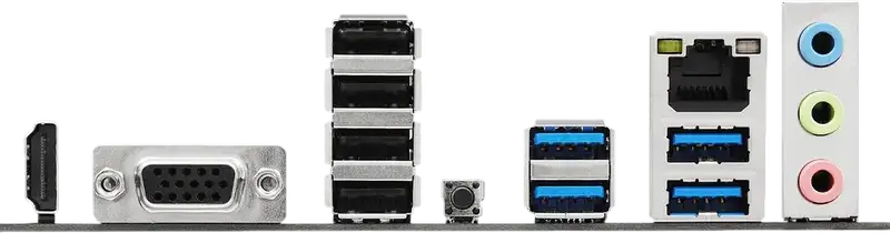 Материнская плата ASRock A620AM-HVS Micro-ATX Socket AM5 Чипсет AMD A620A DDR5 6800+ МГц Dual Channel 128ГБ PCIe 4.0 Hyper M.2 NVMe HDMI VGA BIOS Flashback