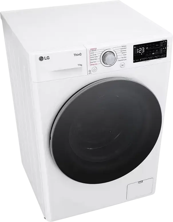 LG F4WR311S1WA Front-Load Washing Machine, 11kg, Energy Class A, 1400 rpm, Inverter Direct Drive, AI DD, ezDispense, Steam, ThinQ Wi-Fi, White