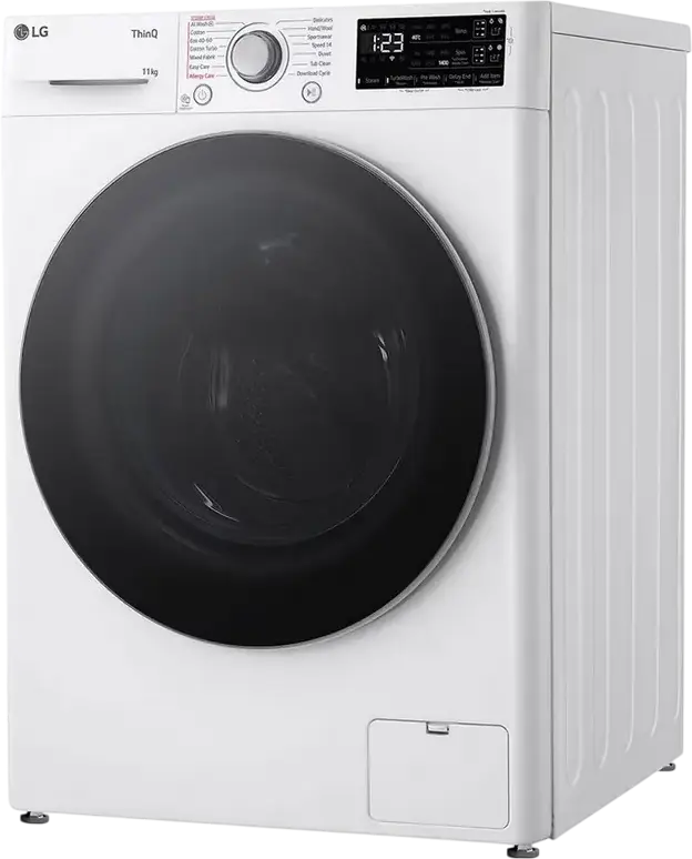 LG F4WR311S1WA Front-Load Washing Machine, 11kg, Energy Class A, 1400 rpm, Inverter Direct Drive, AI DD, ezDispense, Steam, ThinQ Wi-Fi, White