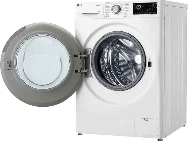 LG F4WR311S1WA Front-Load Washing Machine, 11kg, Energy Class A, 1400 rpm, Inverter Direct Drive, AI DD, ezDispense, Steam, ThinQ Wi-Fi, White