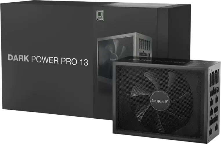 Блок питания be quiet! Dark Power Pro 13 1300W, 80 PLUS Titanium, ATX 3.1, Полностью модульный, PCIe 5.1 12V-2x6, вентилятор Silent Wings 135мм, черный