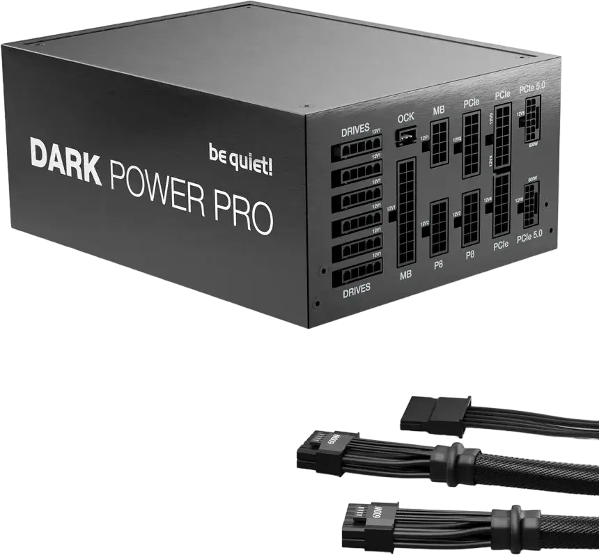 Блок питания be quiet! Dark Power Pro 13 1300W, 80 PLUS Titanium, ATX 3.1, Полностью модульный, PCIe 5.1 12V-2x6, вентилятор Silent Wings 135мм, черный