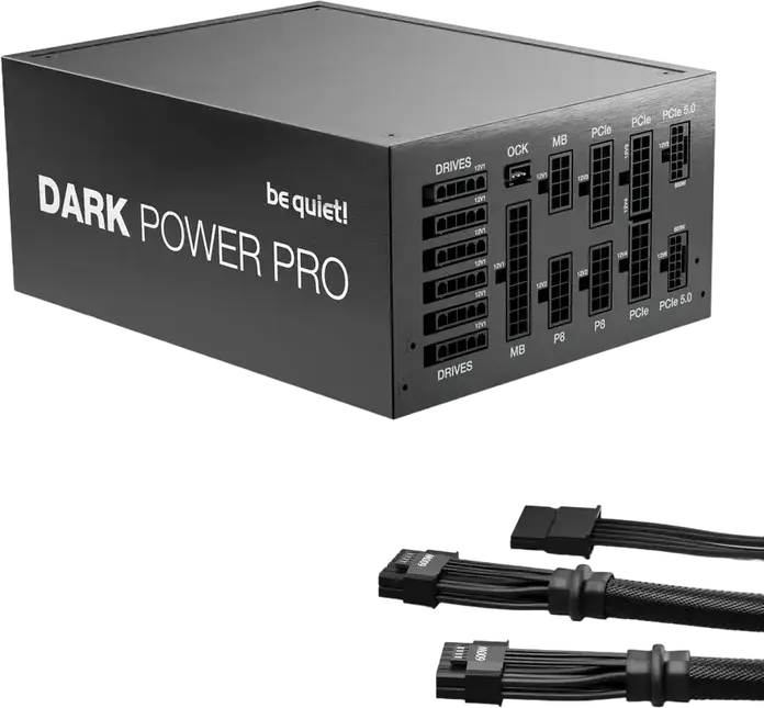 Блок питания be quiet! Dark Power Pro 13 1300W, 80 PLUS Titanium, ATX 3.1, Полностью модульный, PCIe 5.1 12V-2x6, вентилятор Silent Wings 135мм, черный