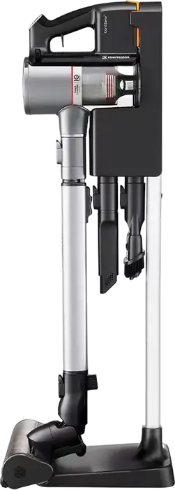 Aspirator Vertical LG CordZero A9K-CORE3S, Tehnologie Kompressor, Motor Smart Inverter, Filtru HEPA, Putere Suctie 200W, Baterie Li-Ion, ThinQ Wi-Fi, Argintiu