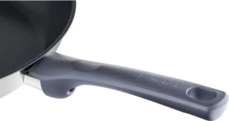 Tefal G7300555 Daily Cook Stainless Steel Frying Pan 26 cm, Titanium 2X Non-Stick Coating, Thermo-spot Heat Indicator, Induction Compatible