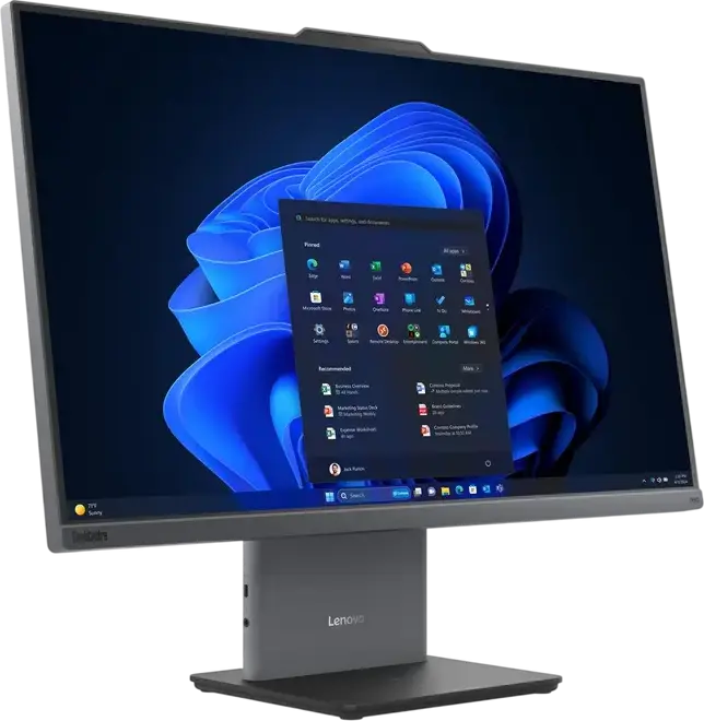 Computer All-in-One Lenovo ThinkCentre neo 55a gen 6, 23,8", AMD Ryzen 7 250, 16GB/512GB, Fără SO, Luna Grey