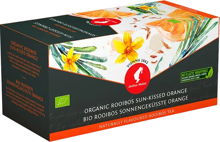 Pliculețe de ceai Julius Meinl Organic Rooibos Sun-kissed Orange
