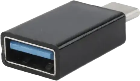 Cablexpert A-USB3-CMAF-01 USB 3.0 Adapter, USB Type-C Male to USB Type-A Female, High Speed 5000 MB/s Data Transfer, Black