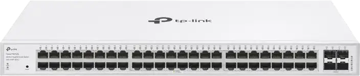 TP-Link Festa FS352G 48-Port Gigabit Smart Switch, 4 SFP Slots, L2+ Static Routing, Cloud Management via Festa App, Fanless Metal Rackmount Design