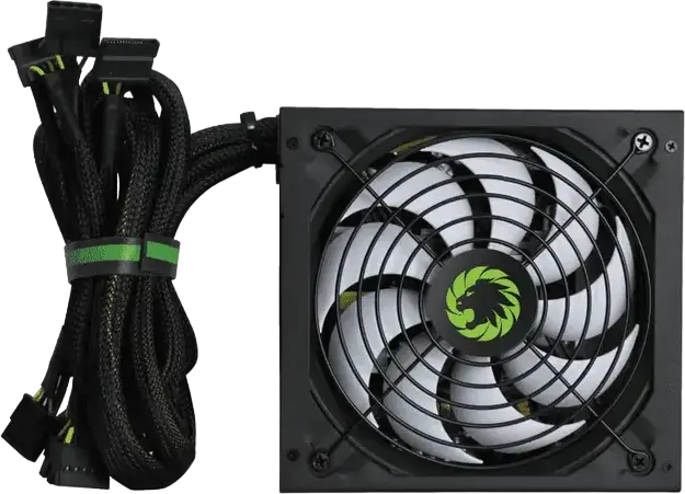Sursă Alimentare GameMax GP-850 850W ATX 80 PLUS Bronze Certified Non-Modular cu PFC Activ și Ventilator Silențios 140mm, Negru