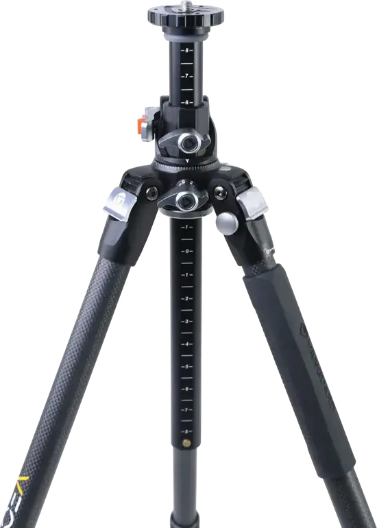 Vanguard VEO 3+ 263CB Carbon Fiber Tripod with BH-160 Ball Head, MACC Multi-Angle Center Column, 15kg Load Capacity, Converts to Monopod, Black