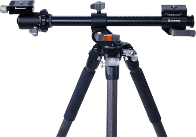 Vanguard VEO 3+ 263CB Carbon Fiber Tripod with BH-160 Ball Head, MACC Multi-Angle Center Column, 15kg Load Capacity, Converts to Monopod, Black