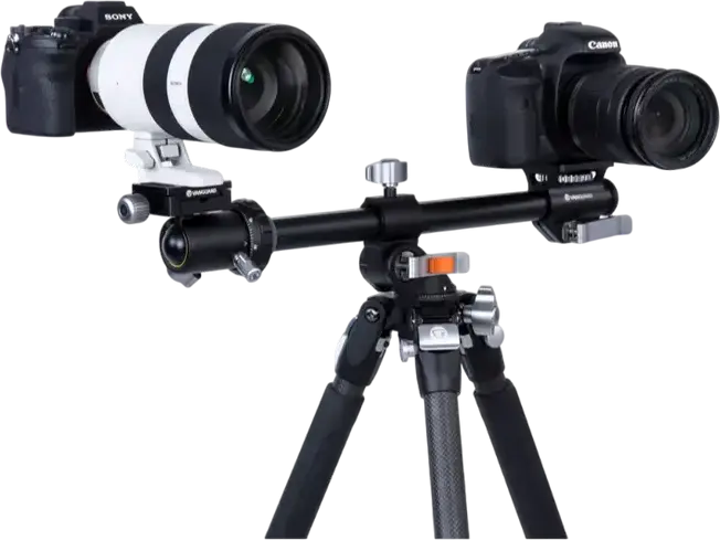Vanguard VEO 3+ 263CB Carbon Fiber Tripod with BH-160 Ball Head, MACC Multi-Angle Center Column, 15kg Load Capacity, Converts to Monopod, Black