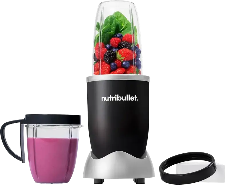 NutriBullet NB606B Original Smoothie Maker Personal Blender, 600W, 0.7L Cup, Stainless Steel Blades, Black