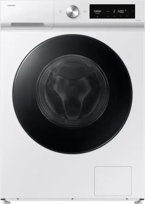 Samsung WD11DB7B85GWUA Washer-Dryer Combo, 11kg Wash/6kg Dry, Digital Inverter, Steam Cleaning, 1400rpm, LED Display, White/Black, Freestanding
