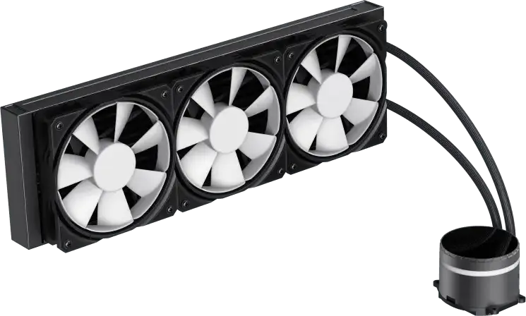 Cooler CPU Lichid Gamemax IceBurg 360 Infinity AIO, Radiator Aluminiu 360mm, TDP 300W, 3 Ventilatoare 120mm ARGB PWM, Bloc Apa Rotabil 270 Grade