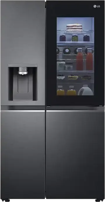 Frigider LG GSXV90MCDE, InstaView Door-in-Door™, Negru