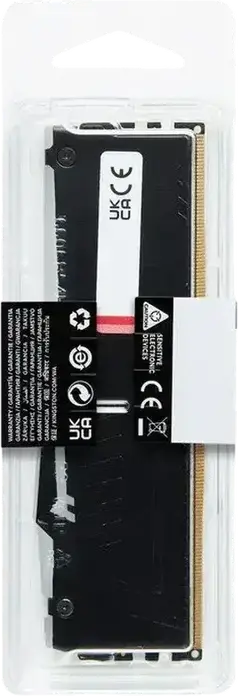 Kingston FURY Beast RGB 16GB DDR5 6000MHz RAM KF560C36BBE2A-16, CL36 PC5-48000 288-Pin DIMM Memory with AMD EXPO and Intel XMP 3.0, Black