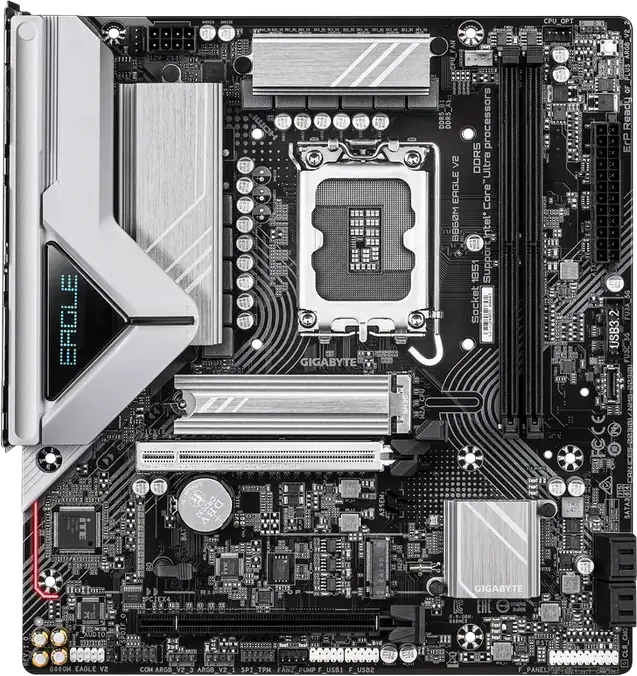 Placă de bază Gigabyte B860M EAGLE V2, LGA1851, AMD B860, Micro-ATX