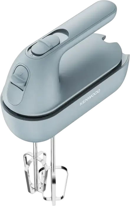 Mixer Vertical Kenwood HMP40 QuickMix 350W, 5 Trepte de Viteza, Carcasa Plastic, cu 2 Crochet pentru Aluat, 2 Teluri si Cupa Soaratoare, Storm Blue
