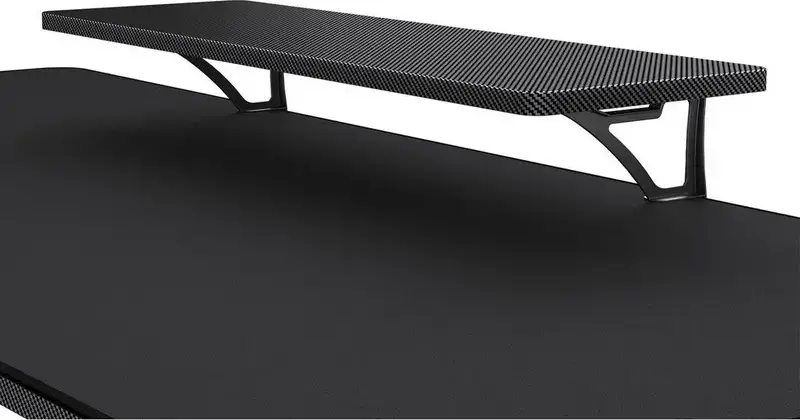 Birou Gaming Electric Cougar E-Star 140 CGR-E-STAR140, Blat din Lemn, Înălțime Reglabilă 720-1170mm, Blat 140x60cm, Capacitate 60kg, Mouse Pad Complet, Organizator Caburi