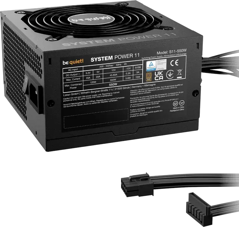 Sursă Alimentare PC be quiet! SYSTEM POWER 11, 550W, ATX