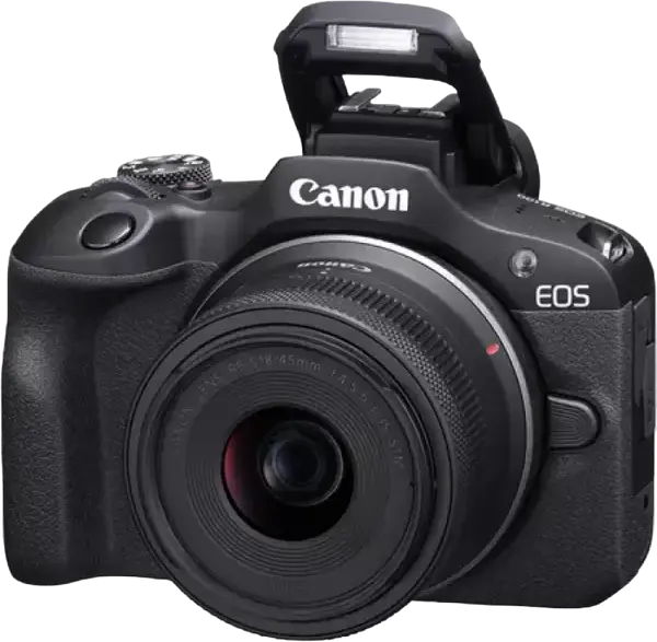 Aparat Foto Mirrorless Canon EOS R100 Black & RF-S 18-45mm f/4.5-6.3 IS STM KIT